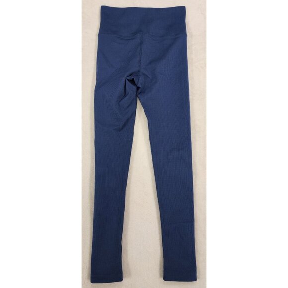 Athleta Aurora Seamless Jay Blue Ribbed Leggings XS - Picture 5 of 7